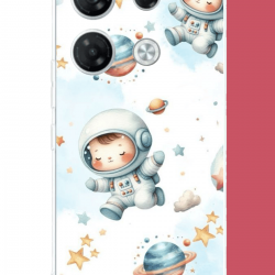 Infinix GT 20 PRO Uyumlu Minik Astronot UV Baskılı Silikon Kılıf