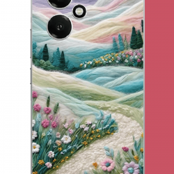 Honor 400 Uyumlu çiçekli plato UV Baskılı Silikon Kılıf Honor 400 Uyumlu çiçekli plato UV Baskılı Silikon Kılıf