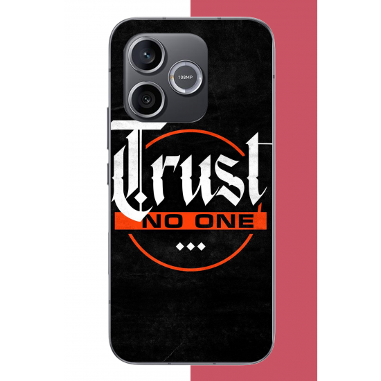 Honor 600 Uyumlu kimseye güvenme UV Baskılı Silikon Kılıf