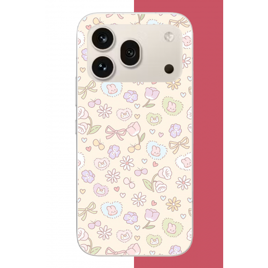 Honor 600 PRO Uyumlu lale fiyonklu pattern UV Baskılı Silikon Kılıf