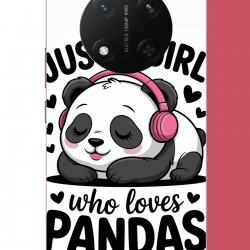 Honor X9C Uyumlu kawaii panda UV Baskılı Silikon Kılıf