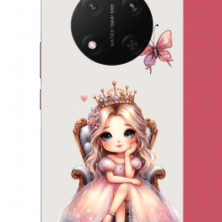 Honor X9C Uyumlu minik prenses UV Baskılı Silikon Kılıf