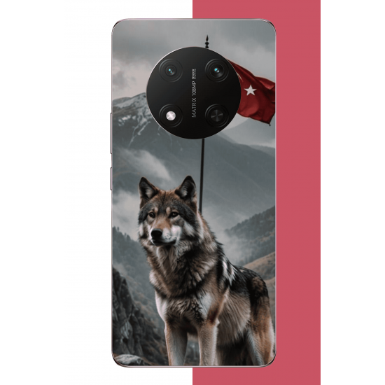 Honor X9C Uyumlu Ulu Kurt UV Baskılı Silikon Kılıf Honor X9C Uyumlu Ulu Kurt UV Baskılı Silikon Kılıf