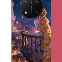 Honor X9C Uyumlu Rapunzel UV Baskılı Silikon Kılıf