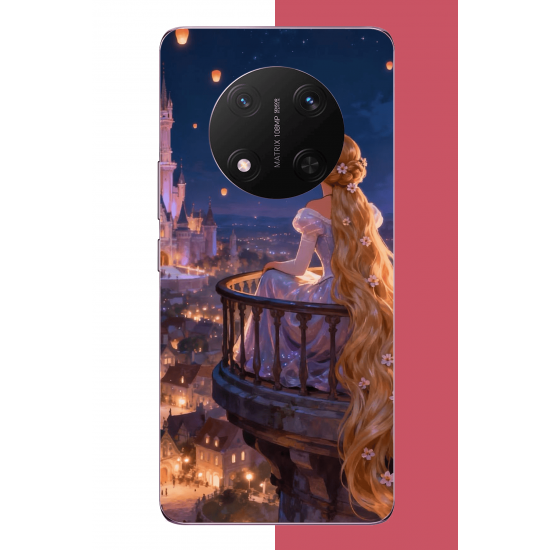 Honor X9C Uyumlu Rapunzel UV Baskılı Silikon Kılıf
