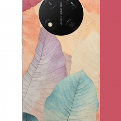 Honor X9C Uyumlu renkli yaprak UV Baskılı Silikon Kılıf