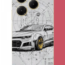 Infinix Hot 40-40 PRO Uyumlu camaro UV Baskılı Silikon Kılıf