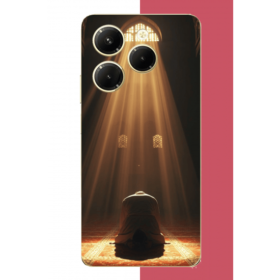 Infinix Hot 40-40 PRO Uyumlu Huzur Dua UV Baskılı Silikon Kılıf