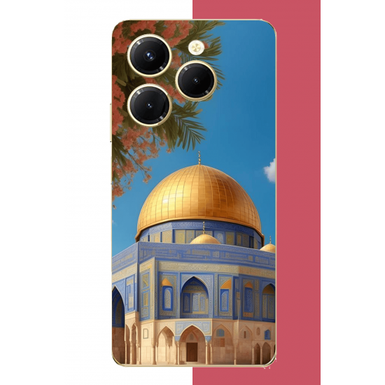 Infinix Hot 40-40 PRO Uyumlu Kudüs3 UV Baskılı Silikon Kılıf
