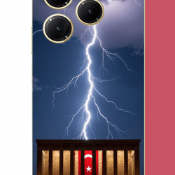 Infinix Hot 40-40 PRO Uyumlu Anıtkabir UV Baskılı Silikon Kılıf
