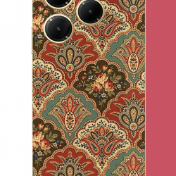 Infinix Hot 40-40 PRO Uyumlu Çini Motif UV Baskılı Silikon Kılıf