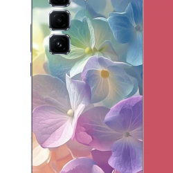 Infinix Hot 50 PRO PLUS+ Uyumlu renkli çiçek2.jpeg UV Baskılı Silikon Kılıf