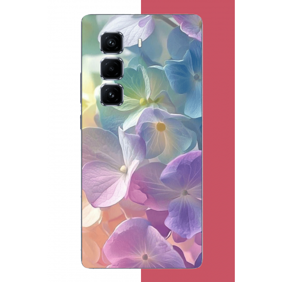 Infinix Hot 50 PRO PLUS+ Uyumlu renkli çiçek2.jpeg UV Baskılı Silikon Kılıf
