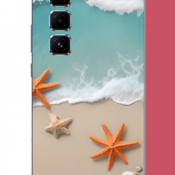 Infinix Hot 50 PRO PLUS+ Uyumlu turuncu deniz yıldızı UV Baskılı Silikon Kılıf Infinix Hot 50 PRO PLUS+ Uyumlu turuncu deniz yıldızı UV Baskılı Silikon Kılıf