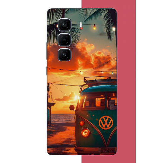 Infinix Hot 50 PRO PLUS+ Uyumlu vw güneş batımı.jpeg UV Baskılı Silikon Kılıf