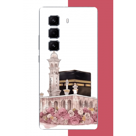 Infinix Hot 50 PRO PLUS+ Uyumlu çiçekli kabe.jpeg UV Baskılı Silikon Kılıf