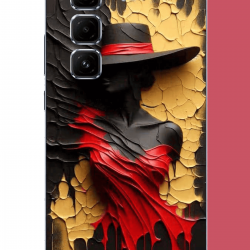 Infinix Hot 50 PRO PLUS+ Uyumlu gölgedeki kadın UV Baskılı Silikon Kılıf