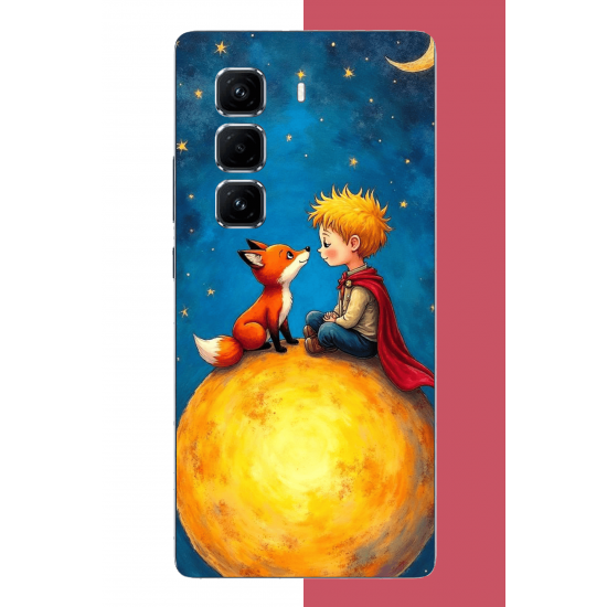 Infinix Hot 50 PRO PLUS+ Uyumlu küçük prens5 UV Baskılı Silikon Kılıf