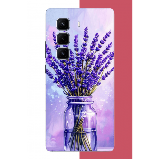 Infinix Hot 50 PRO PLUS+ Uyumlu lavanta UV Baskılı Silikon Kılıf