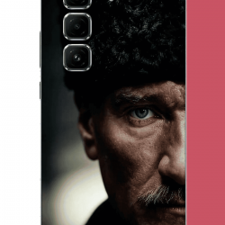 Infinix Hot 50 PRO PLUS+ Uyumlu Atatürk4 UV Baskılı Silikon Kılıf