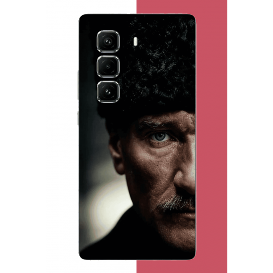 Infinix Hot 50 PRO PLUS+ Uyumlu Atatürk4 UV Baskılı Silikon Kılıf