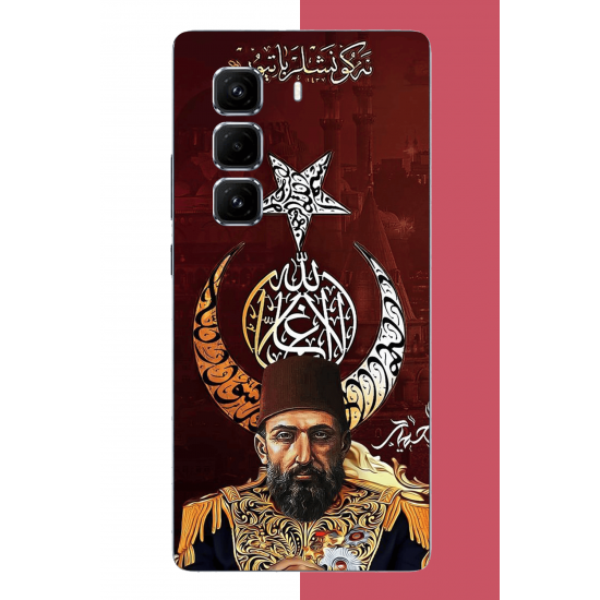 Infinix Hot 50 PRO PLUS+ Uyumlu Abdulhamit UV Baskılı Silikon Kılıf