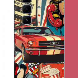 Infinix Hot 50 PRO PLUS+ Uyumlu Retro UV Baskılı Silikon Kılıf