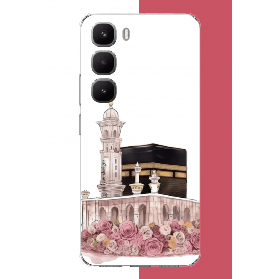Infinix Hot 60 Pro Uyumlu çiçekli kabe.jpeg UV Baskılı Silikon Kılıf