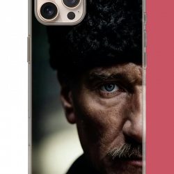 iPhone 16 PRO Uyumlu Atatürk4 UV Baskılı Silikon Kılıf