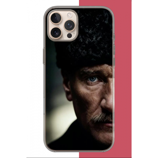 iPhone 16 PRO Uyumlu Atatürk4 UV Baskılı Silikon Kılıf iPhone 16 PRO Uyumlu Atatürk4 UV Baskılı Silikon Kılıf