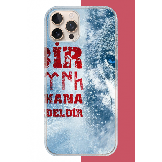 iPhone 16 PRO Uyumlu Ulu Kurt2 UV Baskılı Silikon Kılıf iPhone 16 PRO Uyumlu Ulu Kurt2 UV Baskılı Silikon Kılıf