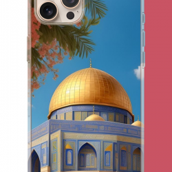 iPhone 16 PRO Uyumlu Kudüs3 UV Baskılı Silikon Kılıf
