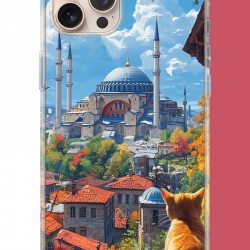 iPhone 16 PRO Uyumlu Ayasofya1 UV Baskılı Silikon Kılıf