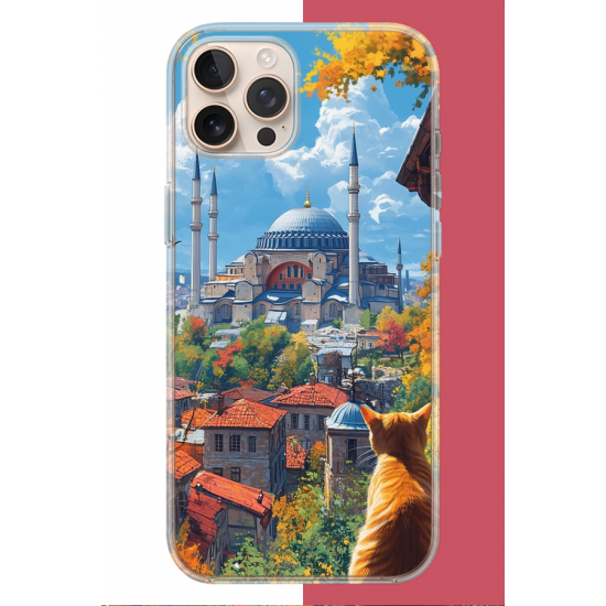 iPhone 16 PRO Uyumlu Ayasofya1 UV Baskılı Silikon Kılıf