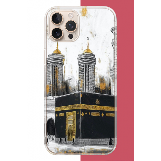 iPhone 16 PRO Uyumlu Kabe6 UV Baskılı Silikon Kılıf
