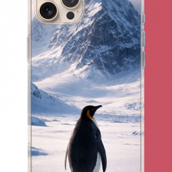 iPhone 16 PRO Uyumlu nihilist Penguen2 UV Baskılı Silikon Kılıf