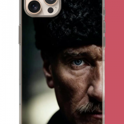 iPhone 16 PRO MAX Uyumlu Atatürk4 UV Baskılı Silikon Kılıf