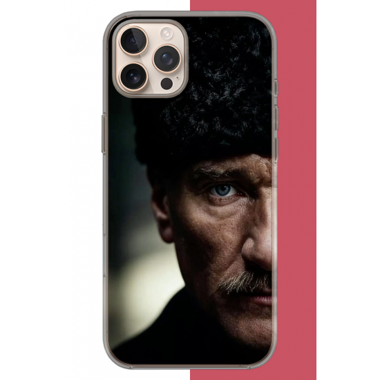 iPhone 16 PRO MAX Uyumlu Atatürk4 UV Baskılı Silikon Kılıf iPhone 16 PRO MAX Uyumlu Atatürk4 UV Baskılı Silikon Kılıf