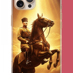 iPhone 16 PRO MAX Uyumlu Atatürk5 UV Baskılı Silikon Kılıf