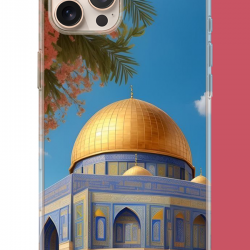 iPhone 16 PRO MAX Uyumlu Kudüs3 UV Baskılı Silikon Kılıf