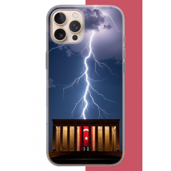 iPhone 16 PRO MAX Uyumlu Anıtkabir UV Baskılı Silikon Kılıf