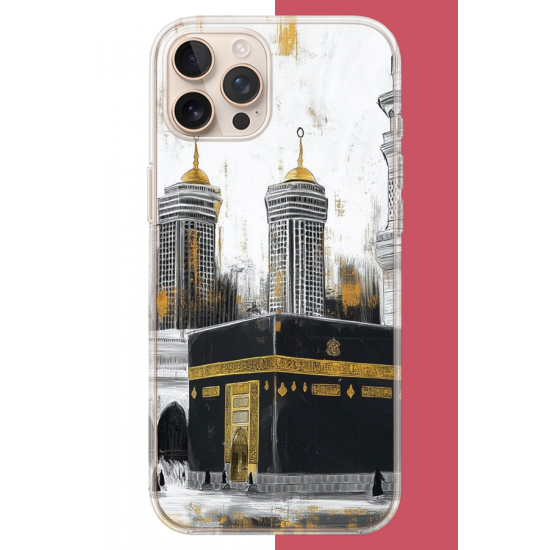 iPhone 16 PRO MAX Uyumlu Kabe6 UV Baskılı Silikon Kılıf