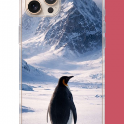 iPhone 16 PRO MAX Uyumlu nihilist Penguen2 UV Baskılı Silikon Kılıf