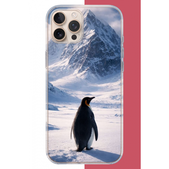 iPhone 16 PRO MAX Uyumlu nihilist Penguen2 UV Baskılı Silikon Kılıf