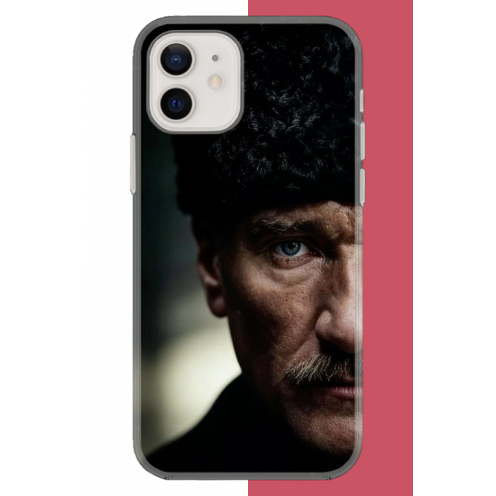 iPhone 11 Uyumlu Atatürk4 UV Baskılı Silikon Kılıf