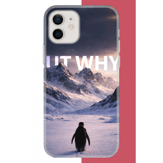 iPhone 11 Uyumlu Nihilist Penguen UV Baskılı Silikon Kılıf