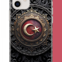 iPhone 11 Uyumlu Türk Rozet UV Baskılı Silikon Kılıf