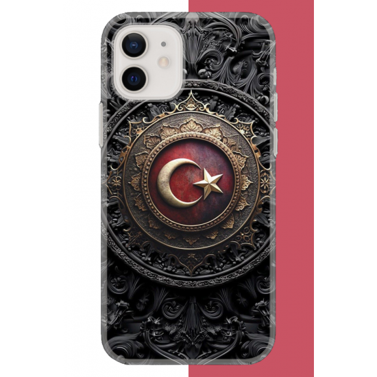 iPhone 11 Uyumlu Türk Rozet UV Baskılı Silikon Kılıf