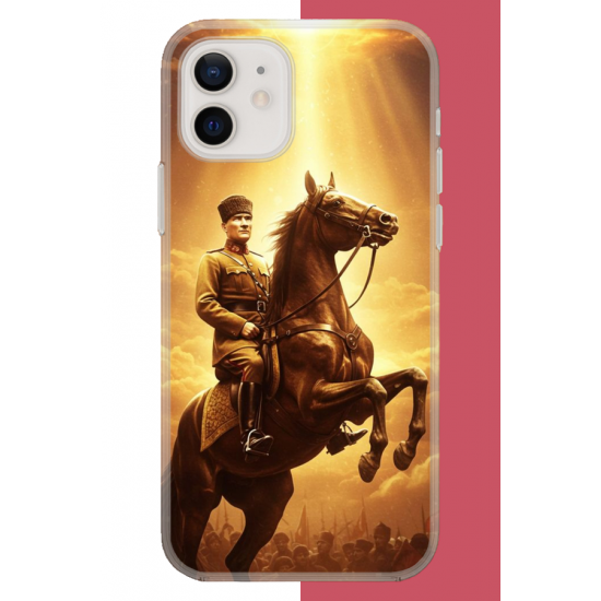 iPhone 11 Uyumlu Atatürk5 UV Baskılı Silikon Kılıf