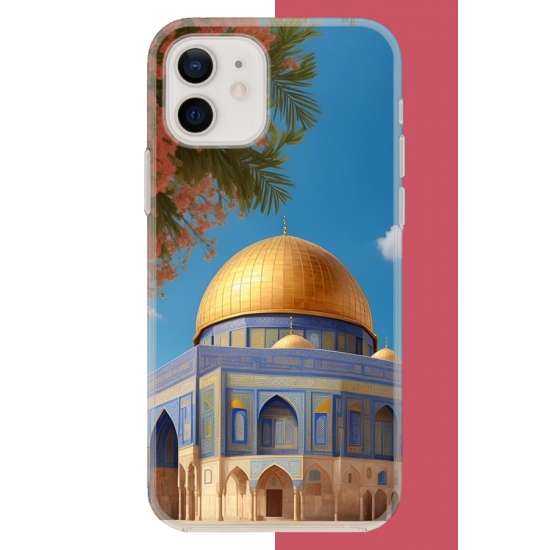 iPhone 11 Uyumlu Kudüs3 UV Baskılı Silikon Kılıf